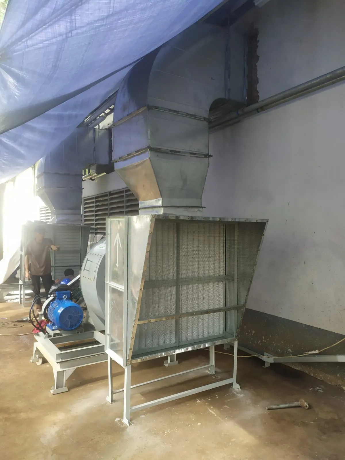 Instalasi Blower Fresh Air - Cibitung